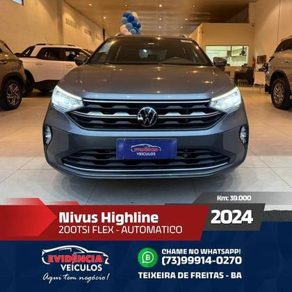 VOLKSWAGEN NIVUS 1.0 200 TSI TOTAL FLEX HIGHLINE AUTOMÁTICO VOLKSWAGEN NIVUS 1.0 200 TSI TOTAL FLEX HIGHLINE AUTOMÁTICO